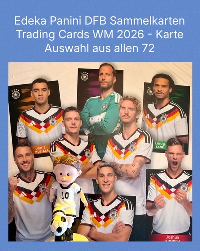 Edeka panini dfb sammelkarten - edeka,