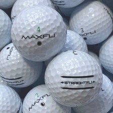 100 Golfbälle Maxfli StraightFli AA/AAA Lakeballs gebrauchte Bälle Straight Fli