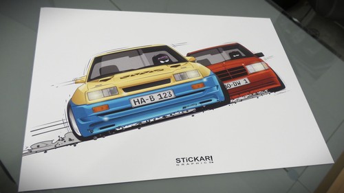 Opel manta poster - opel,