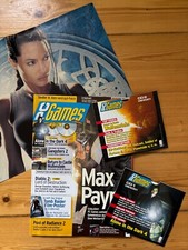 PC Games Zeitschrift Ausgabe 08/2001 inkl. 2 CDs + Tomb Raider A2 Film-Poster