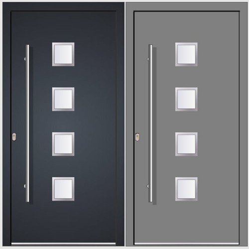 Haustür la58 rc2 wh75n - haustür,