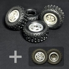 Modellreifen Ø 110 mm (≈ 11 cm) mit CNC-Alu-Felgen – für den echten Modellbauer