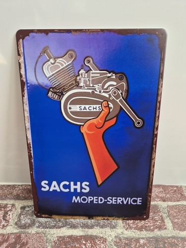 Sachs moped service schild - sachs,