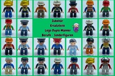 LEGO DUPLO - FIGUR  MANN - Polizist, Bauarbeiter, Sonderfiguren usw. zur Auswahl