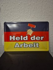 Blechschild gewölbt held - gewölbt, der