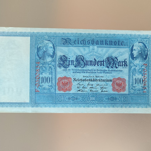 100 mark reichsbanknote - mark,