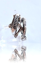 Original Alien Xenomorph - Herren Ring - 12,5 US ⌀ 22 - Echt STERLINGSILBER 925