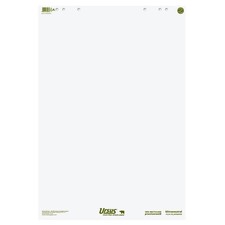 Ursus Green Flipchart Blöcke 2x 20 Blatt blanko weiß 80g/m² für Flipchart Tafeln