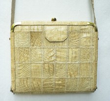 Krokodilleder Schultertasche