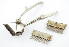 Haarschneidemaschine Solingen Haarschneider Schere Vintage antik + Aufsätze