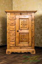 Voglauer Anno 1600 Bauernschrank Kommode Brotschrank Landhaus Schrank Antik Stil