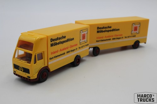 Herpa kofferhängerzug - herpa, mb