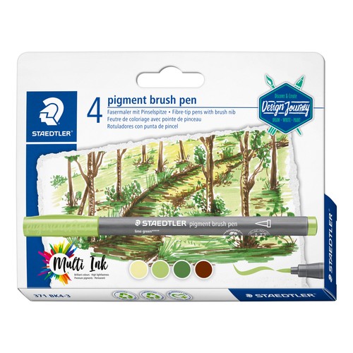 Staedtler brush pens set - pens, 4