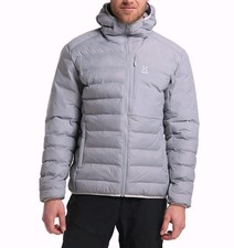 Haglöfs Jacke Dala Mimic Herren Gr.M Pertex Quad Fusion Thermojacke Grau 154924