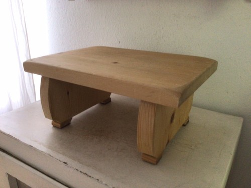 Alter schemel fußbank - schemel, holz