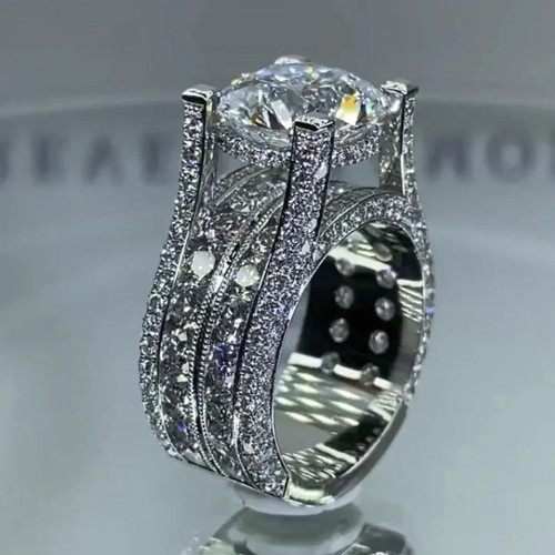 Runder diamant solitär 14k - diamant,