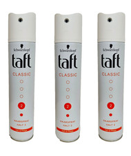 Schwarzkopf Taft Haarspray Classic, Halt 2, Haarstyling Halt & Pflege, 3x250ml