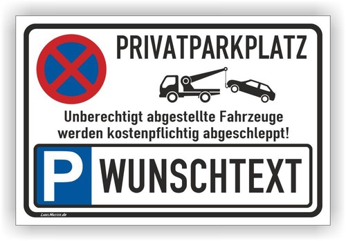 Parken verboten schild - verboten,