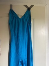 Ervy Voltigieranzug 164 Kinder Blau Lang Sportanzug Turnieranzug Training Sport