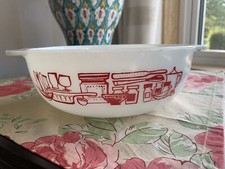 Seltene Pyrex Küchenregal Auflaufform Extrem Rarität Muster JAJ