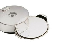 Edelstahl Tortenplatte mit