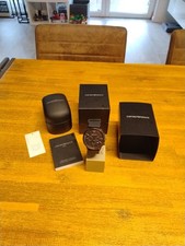 Emporio Armani Uhr Chronograph Herren, AR2461,  neue Batterie, Full Set UVP 299€