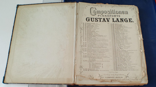Altes notenbuch compositionen - altes,
