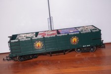 BOD/R] Bachmann Spur G U.S. Hochbordwagen Weihnachtswagen + Metallachsen beladen