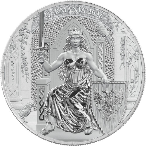 Mark silberunze germania 1 - mark,