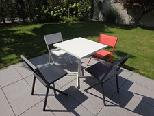 EMU MIA 4 x Garten-/Balkonstuhl plus 1 x Tisch NP: 1.660€