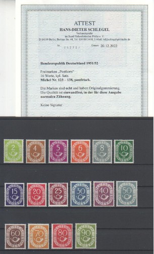 Brd 123 138 postfrisch - 123-138,