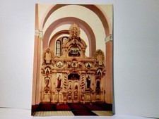 Bad Ems. Ikonostas ( Bilderwand ) der Russ. Orth. Kirche. Alte Ansichtskarte / P