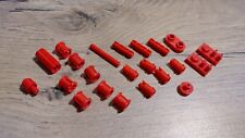LEGO 22x Einzelteile - Rot - Technik-Teile - u.a.Pins, Achsen u.v.m. - Wie Neu 