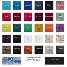 Viskose-Jersey-IDA-elastisch leicht-200 g/m²-50 cm Schritte-Meterware