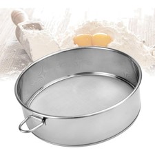 Mehlsieb Edelstahlsieb Feinmaschensieb Küchensieb mit Edelstahl 30cm