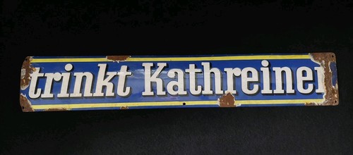 Altes emaille schild - emaille,