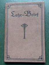 alter Lehr Brief, Gössnitz