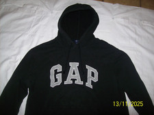 GAP Damen Hoodie Sweatshirt Kapuzen Schwarz Pullover Gr. L