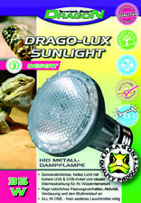 DRAGO LUX SUNLIGHT Metalldampflampe HID UV Terrarienlampe Desert 35 W LX-D35