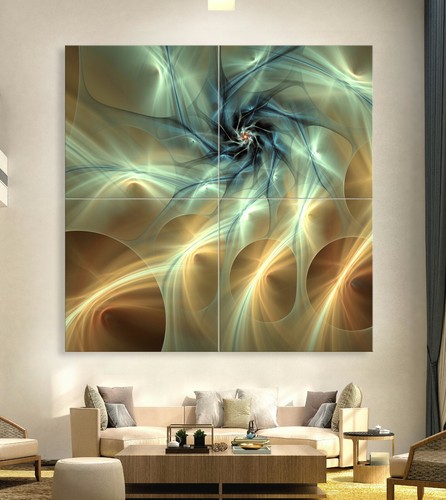 Phoenix abstrakt leinwandbild - phoenix,