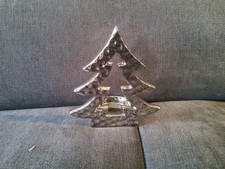 Partylite Teelichthalter Tannenbaum In Silber gebraucht