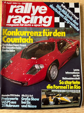 Rallye Racing Nr. 4 Ausgabe April 1984 Honda Civic Mitsubishi Galant Formel 1