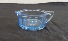 altes Glas Sahnekännchen