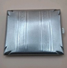 Zigarettenetui Silber 800, Innen Vergoldet, Art Deco