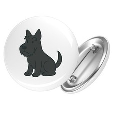 Button Scottish Terrier Comic