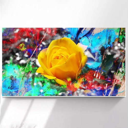 Leinwand bild blume - leinwand,