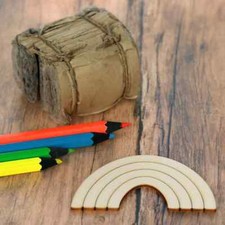 Holz regenbogen deko - regenbogen, v2
