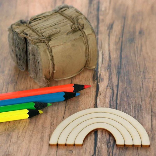Holz regenbogen deko - -,