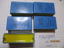 5 Stück Kondensator 150 nF 0,15µF 630V  ungebraucht