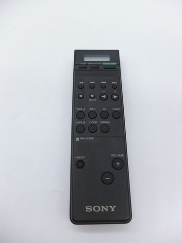 Sony 360 fernbedienung - sony,